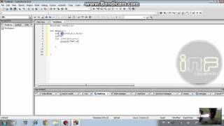 Belajar pemograman menggunakan C++ atau code::blocks Array 1 dimensi tidak meminta input