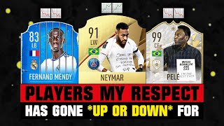 Footballers My Respect Has Gone Up And Down For