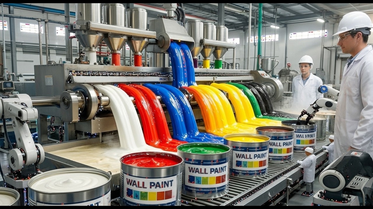 How Luxury Paints are Made | Factory Process you've Never Seen Before | How Paints are Made&Packed.