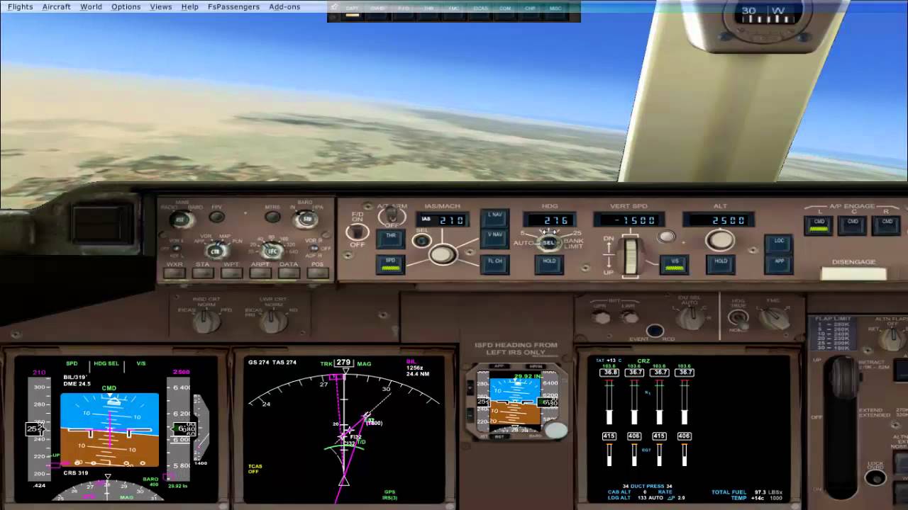 شرح كيفية استخدام جهاز fmc فى طائرة PMDG 747-400 X - YouTube