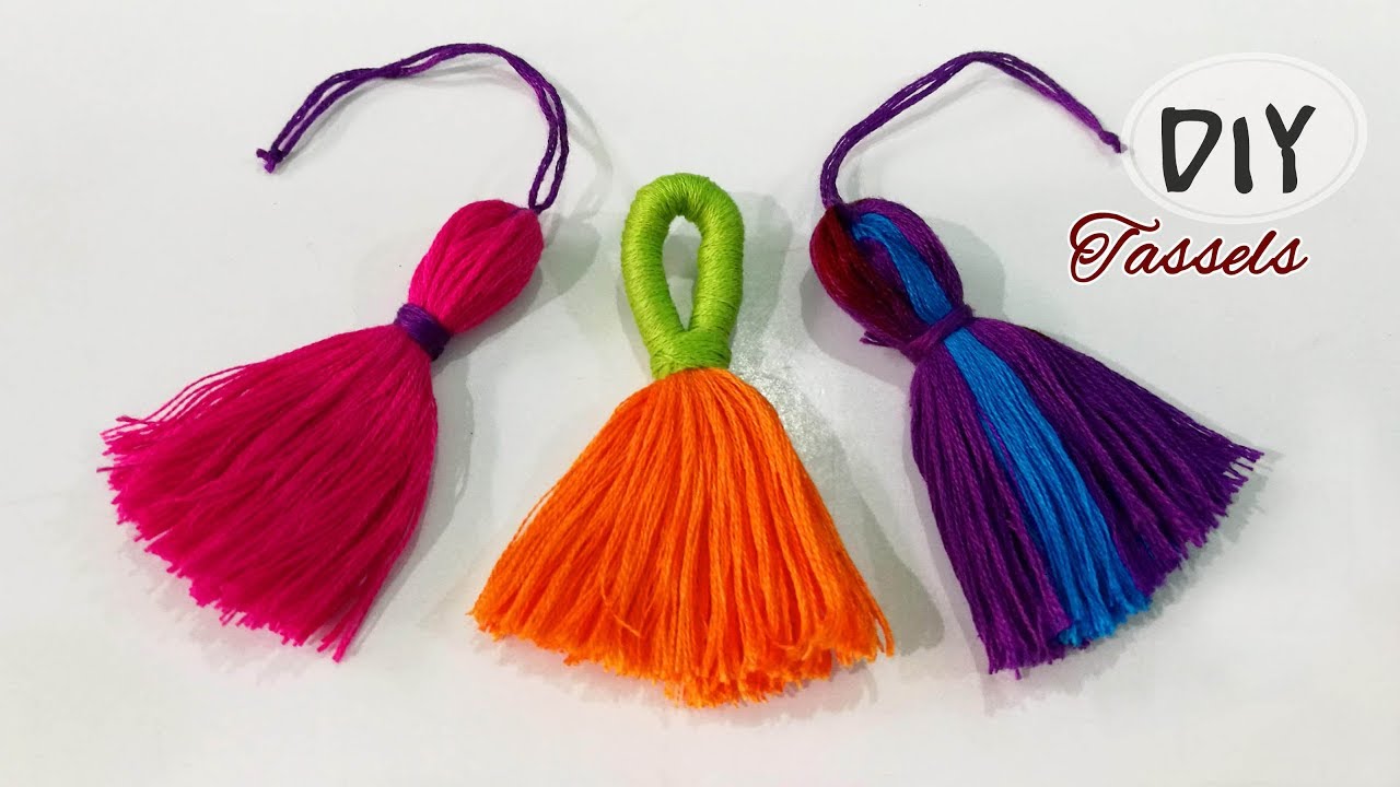 How to Make Tassels || DIY || 3 Ways to Make Tassels - YouTube