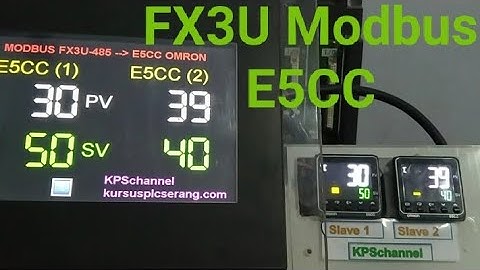 Fx3U Modbus, Control 2 Unit E5CC