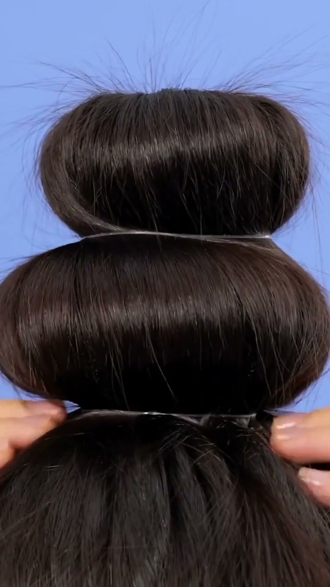 Which hairstyle is the best for Christmas? #shorts #DIY #hair #style