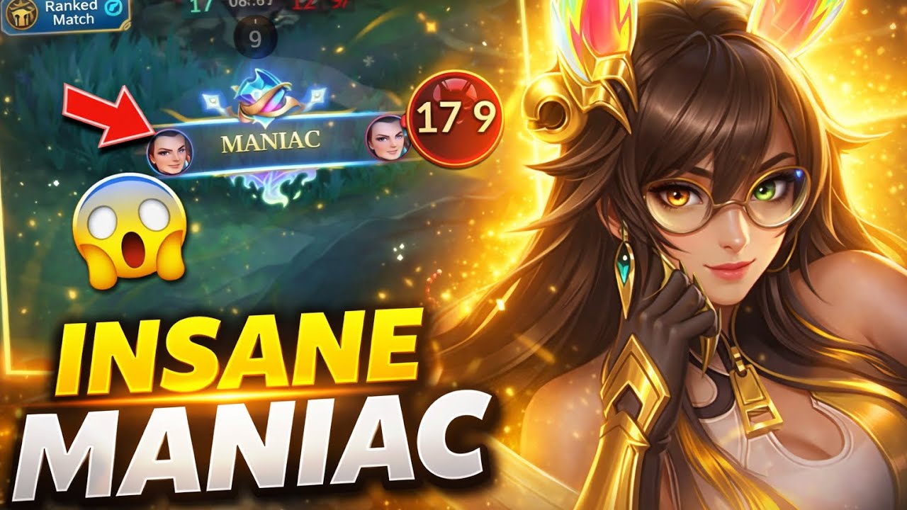 Played lesley jungle in classic and got maniac #mobilelegends 