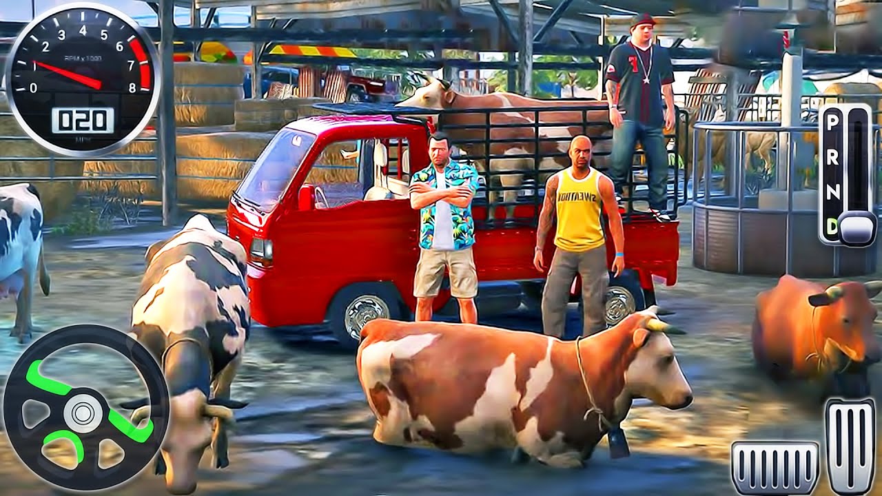 Real Farm Animal Cargo Truck Driving - Pet Zoo Transporter Drive Simulator 3D - Android GamePlay