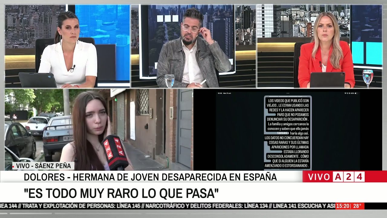 Desaparición en España: el tremendo temor de la hermana de Mariana Lens