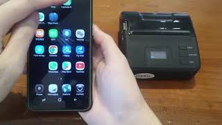 How to pairing bluetooth printer and print receipt screenshot 1