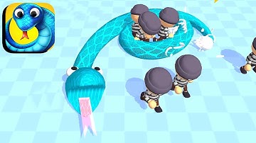 Snake Master 3D - All Levels Gameplay Android,ios (Levels 1-5)