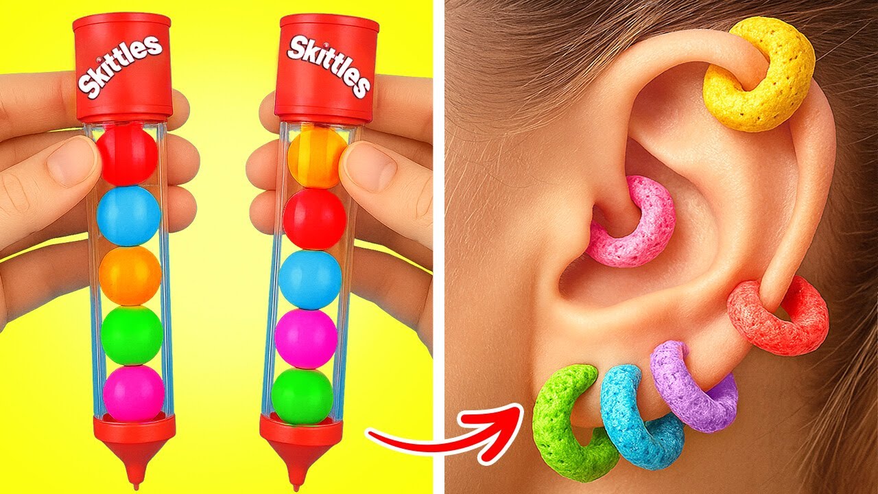 ВЕСЕЛЫЕ ИДЕИ ТАЙНИКОВ ДЛЯ СЛАДОСТЕЙ || Как пронести вкусности куда угодно с 123 GO! Planet 😎🤩🍡