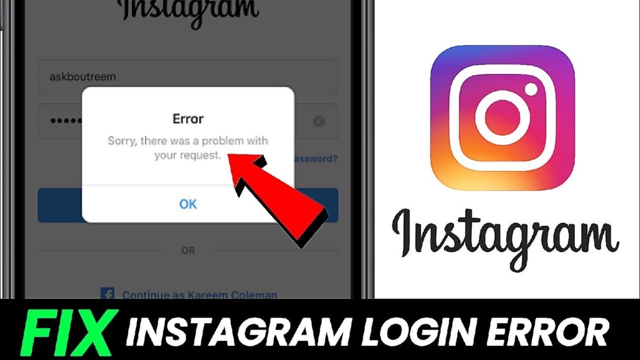 Instagram Sorry there was a problem with your request Problem Fix 2025 ...