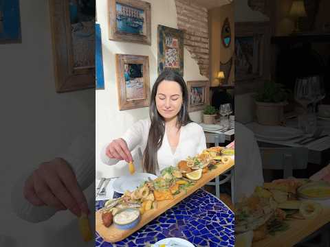 One meter long fritto misto, seafood panini and much more 🍤 #seafood #panini #london #food