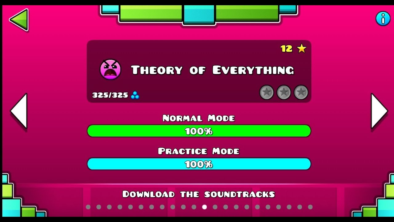 Geometry Dash Theory Of Everthing 100 Completado YouTube