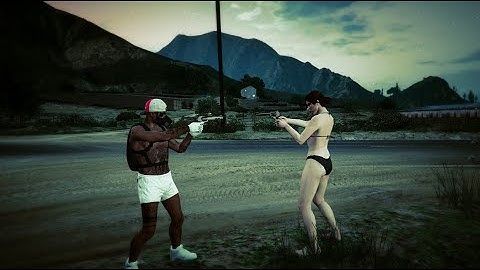 GTA V FRIENDLY BEACH 1v1 VS RiddlingSeal534
