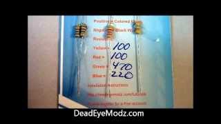 Xbox 360 Controller ABXY LED Bullet Button Tutorial Card Back FULL