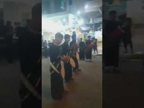موكب عزاء دمعة رقيه الكوفة العلويه المقدسه شارع السكه للدمامات والنقاره 2019
