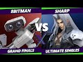 S@X 389 Online Grand Finals - Sharp (Wolf, Sephiroth) Vs. 8BitMan [L] (ROB) Smash Ultimate - SSBU