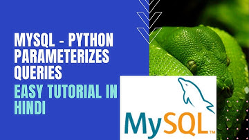 Python - MySQL Connectivity | Parameterized Queries