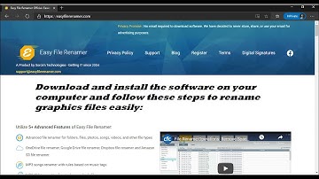Renaming Graphics Files using Easy File Renamer