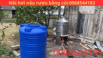 Nồi hơi nấu rượu bằng củi loại tiết kiệm củi 0968544183