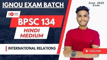 #141 BPSC 134 | INTERNATIONAL RELATIONS | IMPORTANT QUESTIONS MARATHON IGNOU WALAY AAYUSH SIR