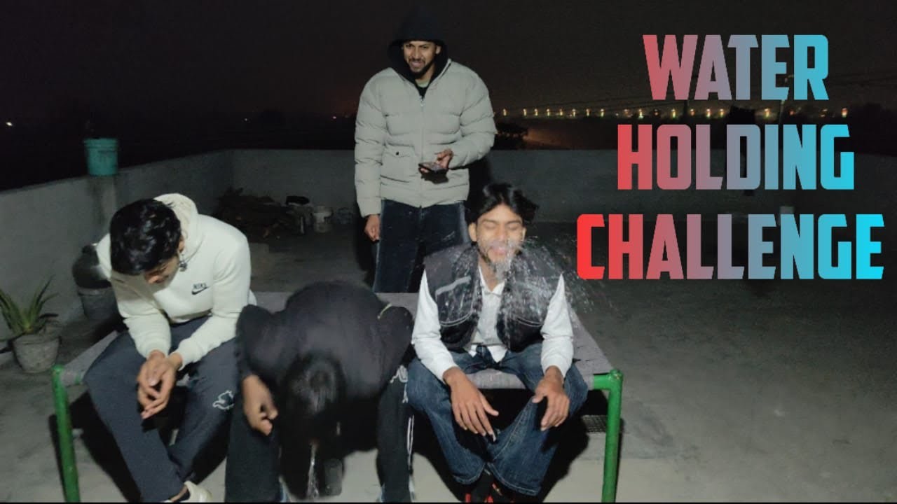  Laughing Water Holding  Challenge With Friends |