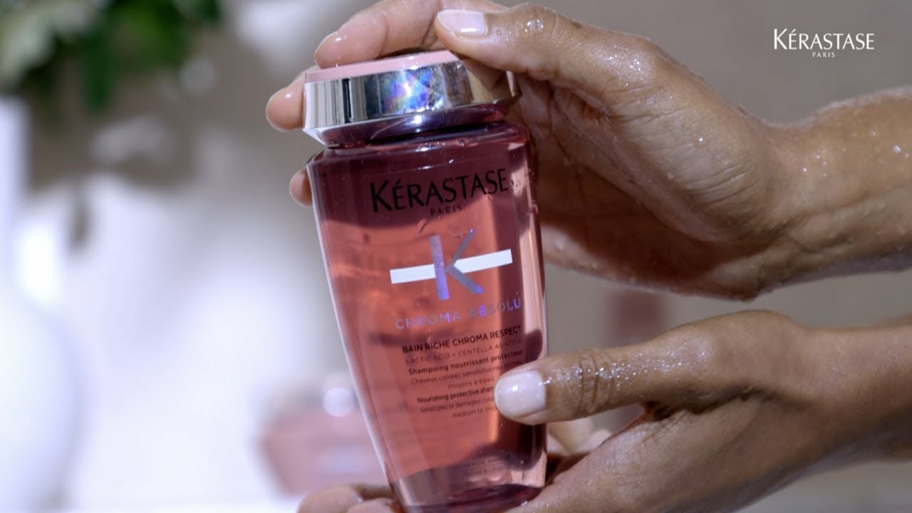Kerastase Chroma Absolu Bain Riche Chroma Respect Shampoo 250ml -  Beautytribe - Free 3hr Delivery in Dubai