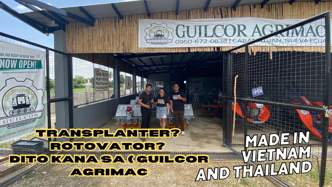 TRANSPLANTER FROM VIETNAM / ROTOVATOR FROM THAILAND NEW TECHNOLOGY PARA SA ATING MAGSASAKA