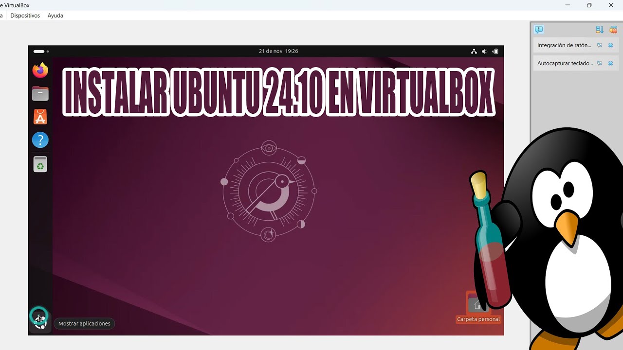 Instalar Ubuntu 24.10 VirtualBox | Instalar UBUNTU 24.10 VIRTUALBOX