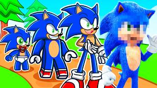 Sonic's BIRTH TO REALISTIC in Roblox!