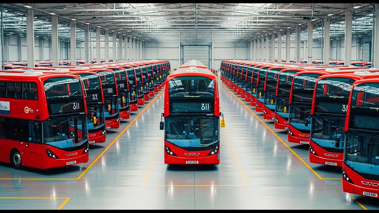 How Alexander Dennis BD11 Double‑Decker Buses Are Made | Inside Bus Factory (Full Process)