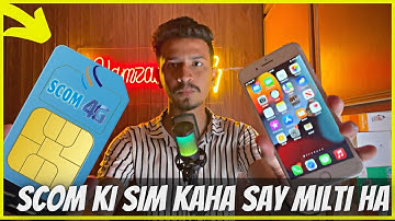 How to Buy SCOM SIM In Pakistan