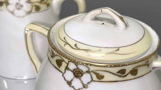 Vintage Nippon Creamer & Sugar Bowl Set