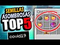 ✅ 5 SEEDS Asombrosas Que tendrás que ver Parte 7!! Minecraft