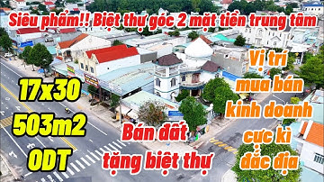 Biệt thự góc 2 mặt tiền  trung tâm kinh doanh buôn bán , thu nhập ổn định -Trần Tín BĐS (P41)