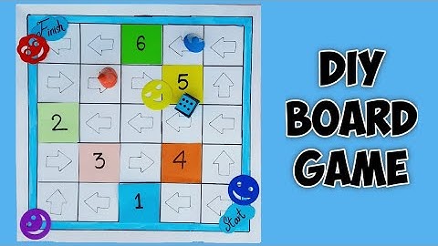 diy board game | easy to make paper game