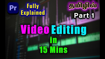 Premiere Pro Tutorial for Beginners in Tamil | Basics of Video Editing Part 1 #premierepro #tamil