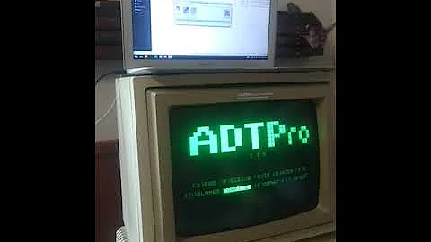 ADTPro 2.1.0 Apple IIe Bootstrap Success and HOST TIMEOUT error