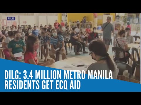 DILG: 3.4 million Metro Manila residents receive 'ECQ aid'