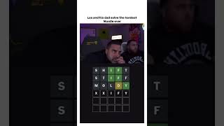Los and his dad solve the hardest Wordle ever #lospollostv #lospollostvmoments