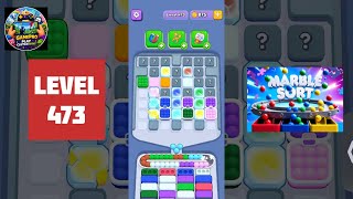 Famous Marble Sort Level 473! How to Beat! Step-by-Step Walkthrough! #marblesort  Wealth