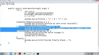 27 Exception Program