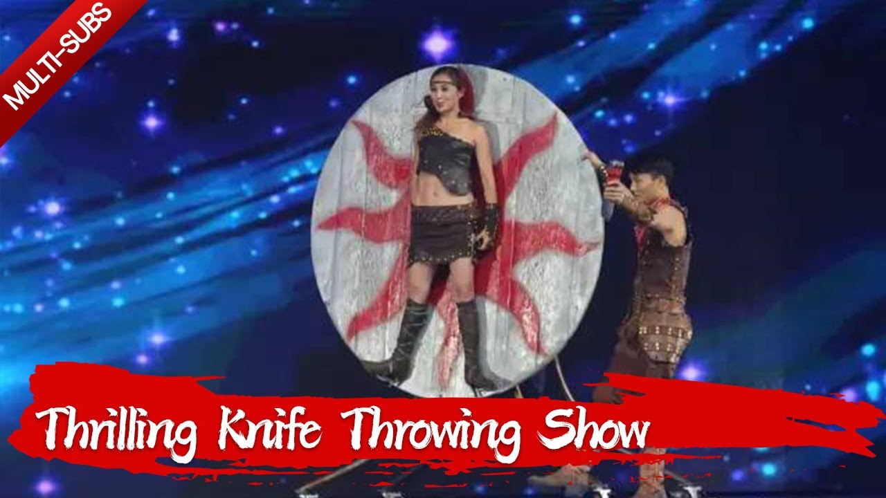 Super thrilling knife throwing show Collection No.1 | Amazing Chinese