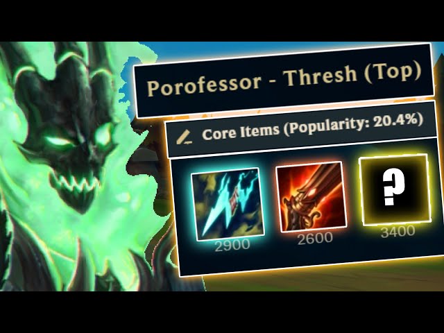 Thresh League Of Legends Build