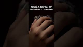 mouth sounds and mic scratching asmr #fluffymic #mouthsounds #micscratching #asmrsounds #sleep