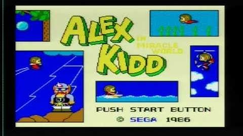 Alex Kidd In Miracle World (PAL) Part 3 On SEGA Master System