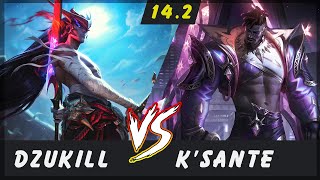 Dzukill - Yone vs K'Sante TOP Patch 14.2 - Yone Gameplay