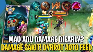 Tanpa Mati🔥Cara Jawhead Exp Damage Bikin Feeder DYRROTH - TOP GLOBAL JAWHEAD - Mlbb