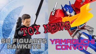 TOY NEWS: SH Figuarts Hawkeye and Amazing Yamaguchi Convoy aka Optimus Prime