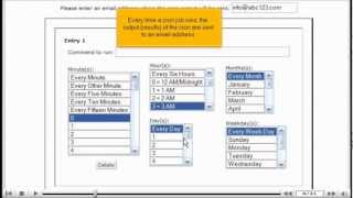 cPanel 11 Tutorials: How to setup a cronjob