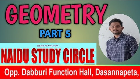 AP TET GEOMETRY PART 5 BY NAIDU SIR @naidustudycirclevzm #aptet #geometry #schoolassistant #sgt